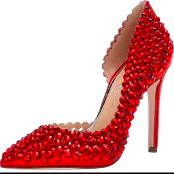 Jessica Simpson Shoes - Jessica Simpson Deep Ruby Red Preppi D'orsay Pumps -Size 10